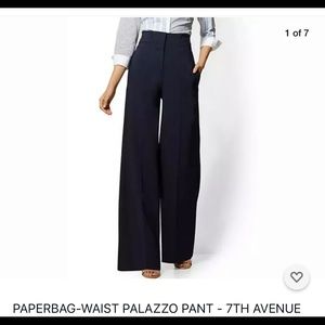 NEW High-Waisted - Navy Blue Palazzo Pants - Sz 2